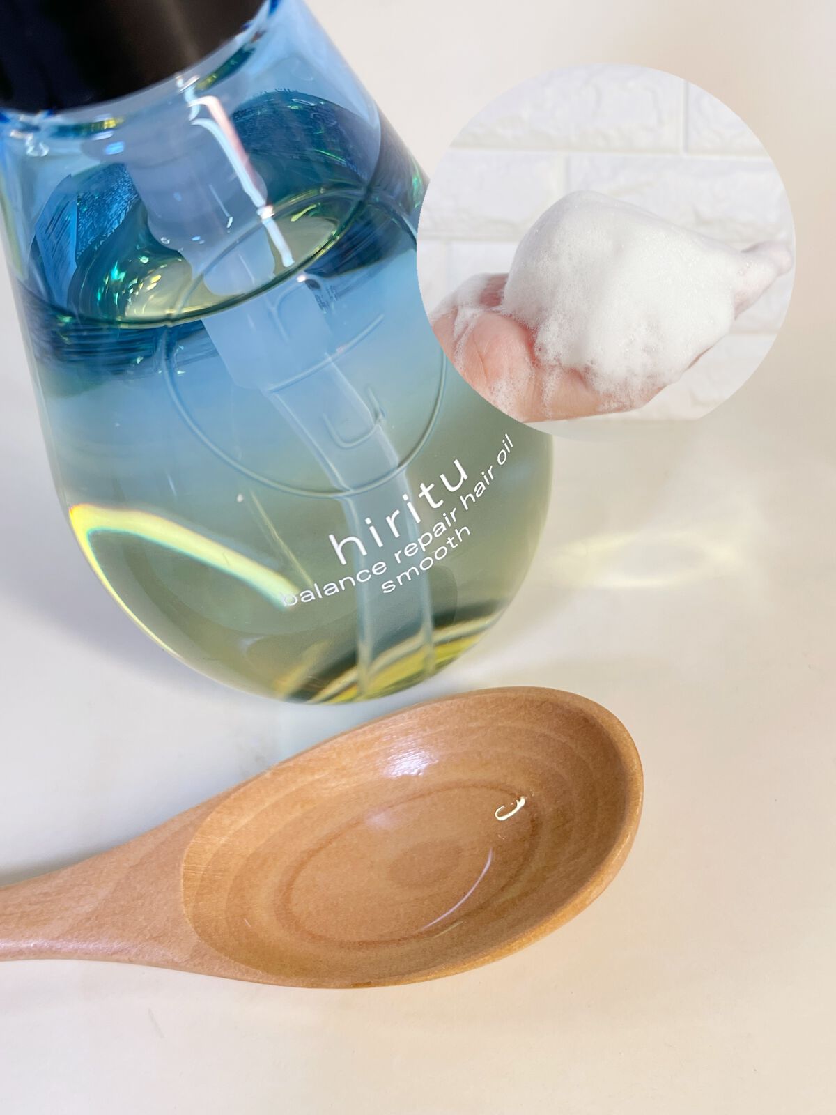 バランスリペアヘアオイル　スムース/hiritu/ヘアオイルを使ったクチコミ（2枚目）