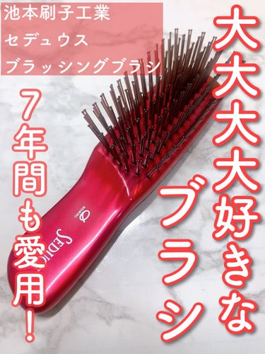 【どんな高いクシよりも良い！】

ずっと使い続けて、2本目突入しました！

池本刷子工業
セデュウス ブラッシングブラシ
￥400くらい🙃

ーーーーーーーーーーーーーーーーーーーーー

このブラシは、