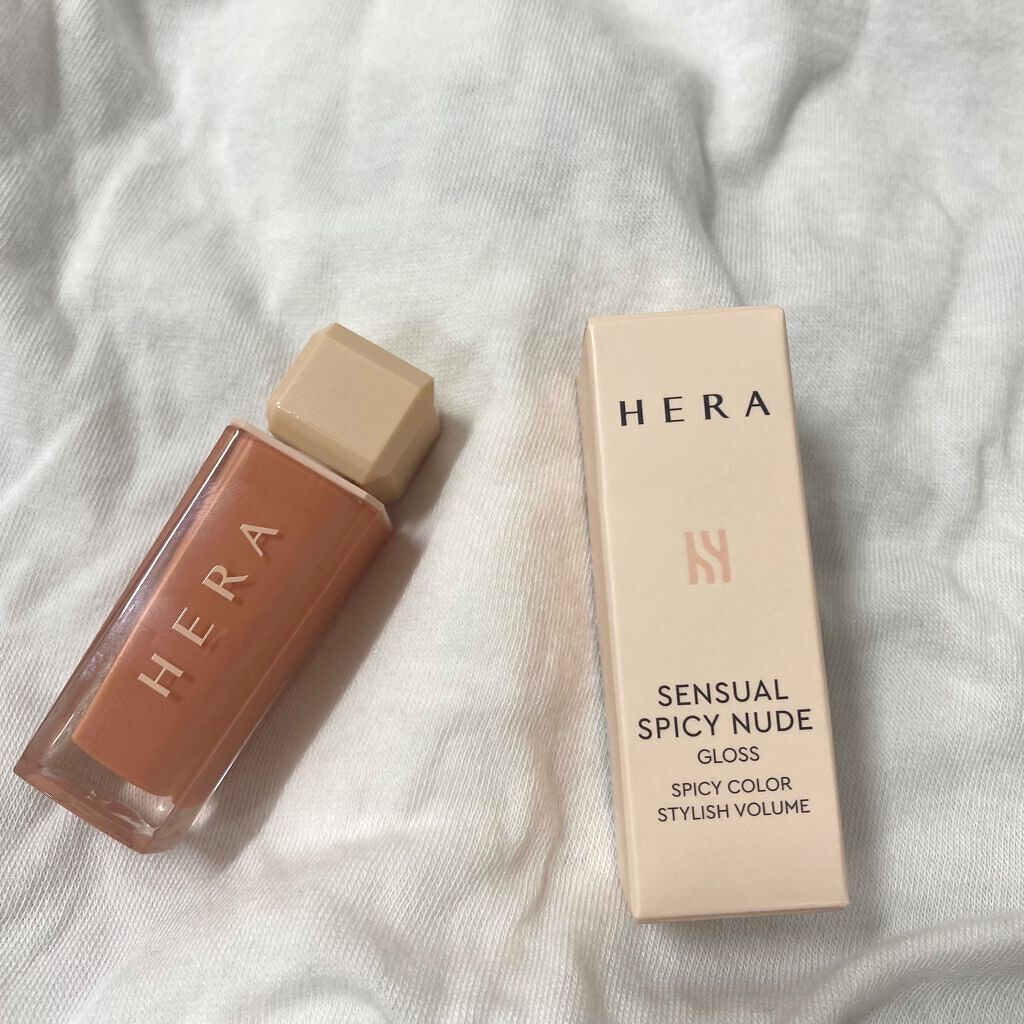 センシュアルスパイシーヌードグロス/HERA/リップグロスを使ったクチコミ（2枚目）