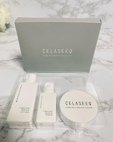 タイムレスリペア 未来肌おためしセット/CELASEEQ/スキンケアキットを使ったクチコミ（1枚目）