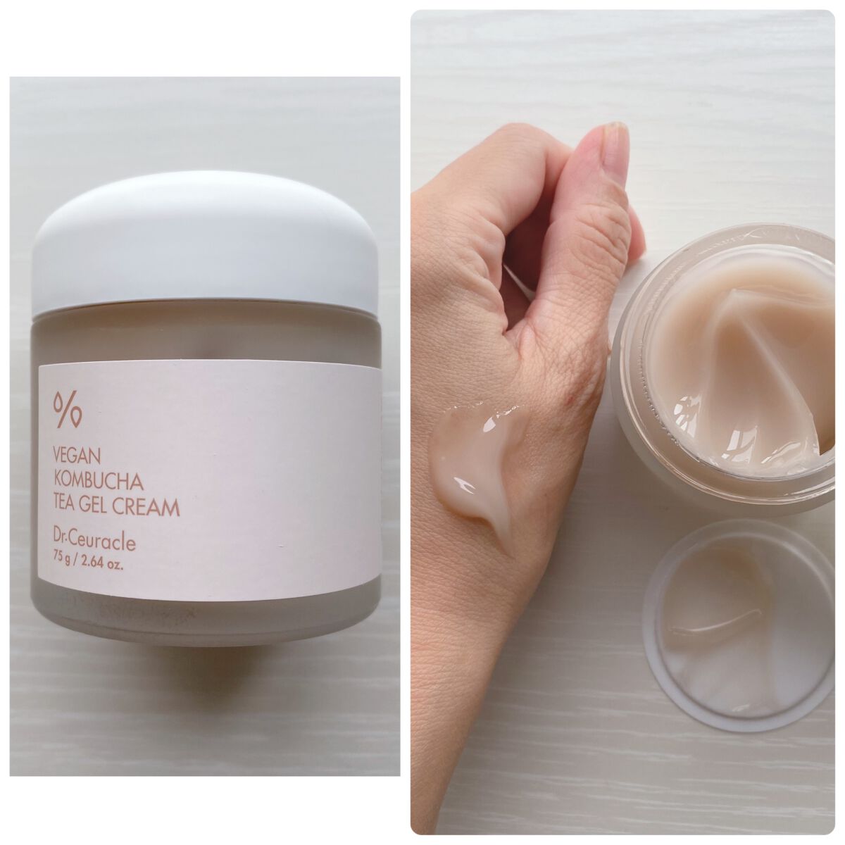 ビーガン コンブチャ ティー ジェル クリーム/Dr.Ceuracle/フェイスクリームを使ったクチコミ（3枚目）