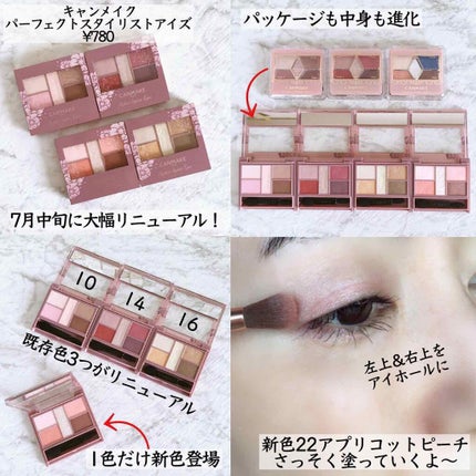 【旧品】パーフェクトスタイリストアイズ/キャンメイク/アイシャドウパレットを使ったクチコミ(2枚目)