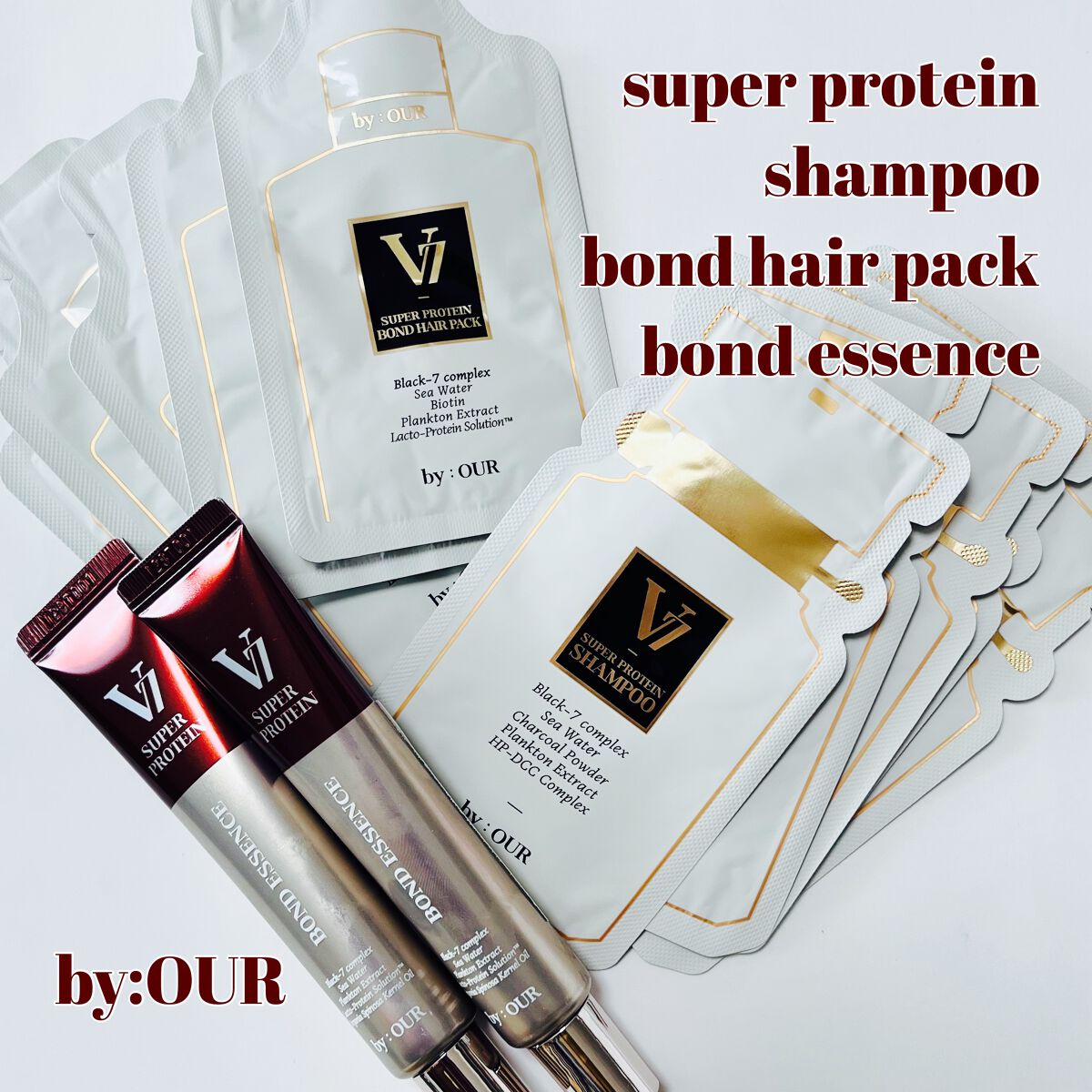 V7 スーパープロテイン シャンプー/by : OUR/サロンシャンプーを使ったクチコミ(1枚目)