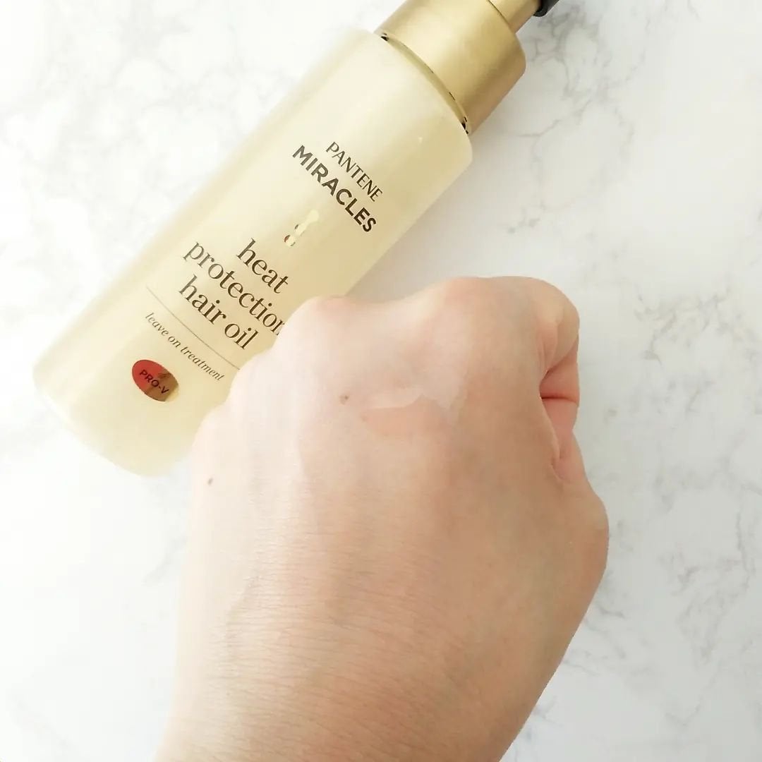 ヒートプロテクション ヘアオイル(洗い流さないトリートメント)/パンテーン/アウトバストリートメントを使ったクチコミ(2枚目)