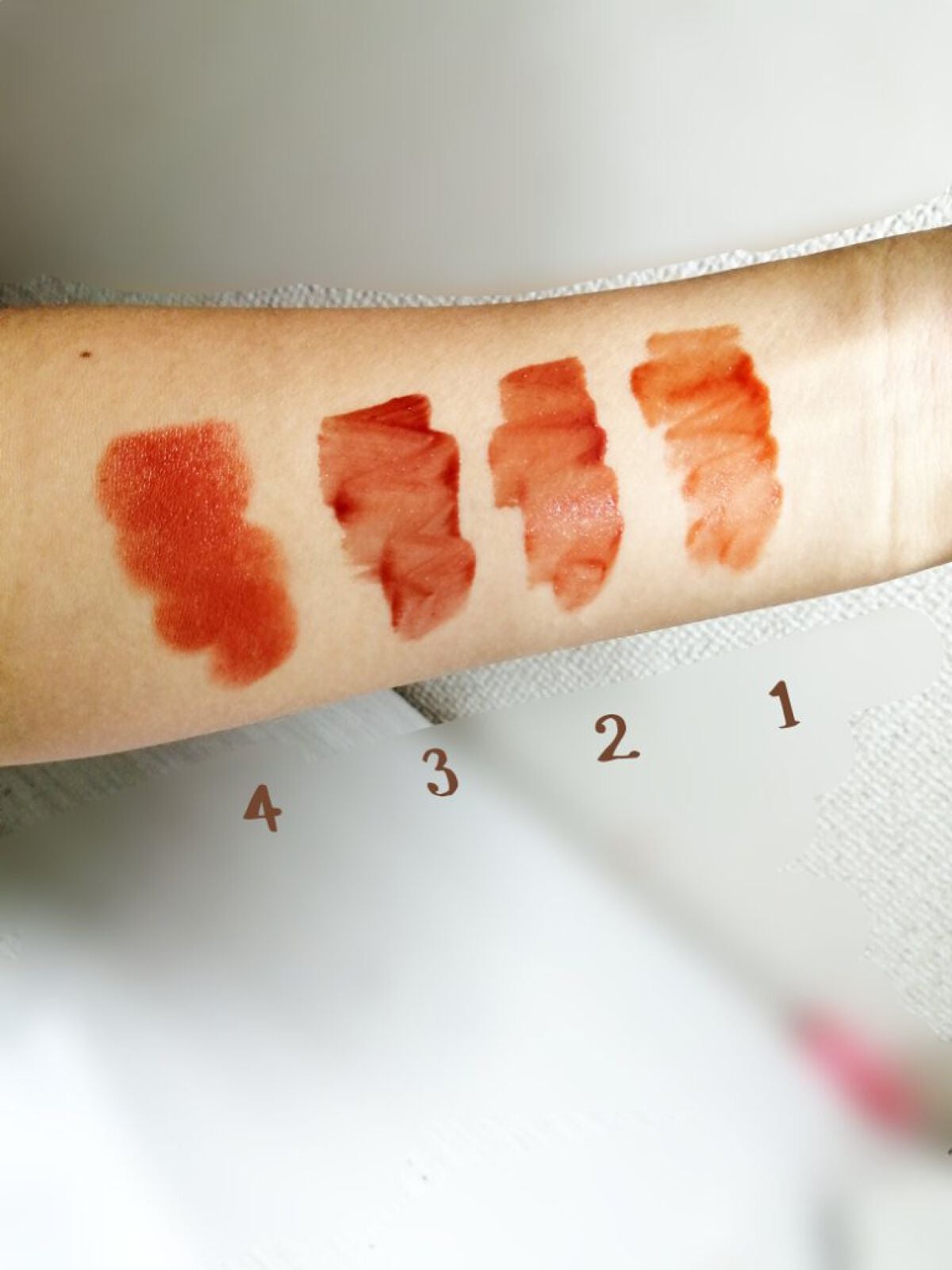 ジューシーラスティングティント/rom&nd/リップティントを使ったクチコミ(6枚目)