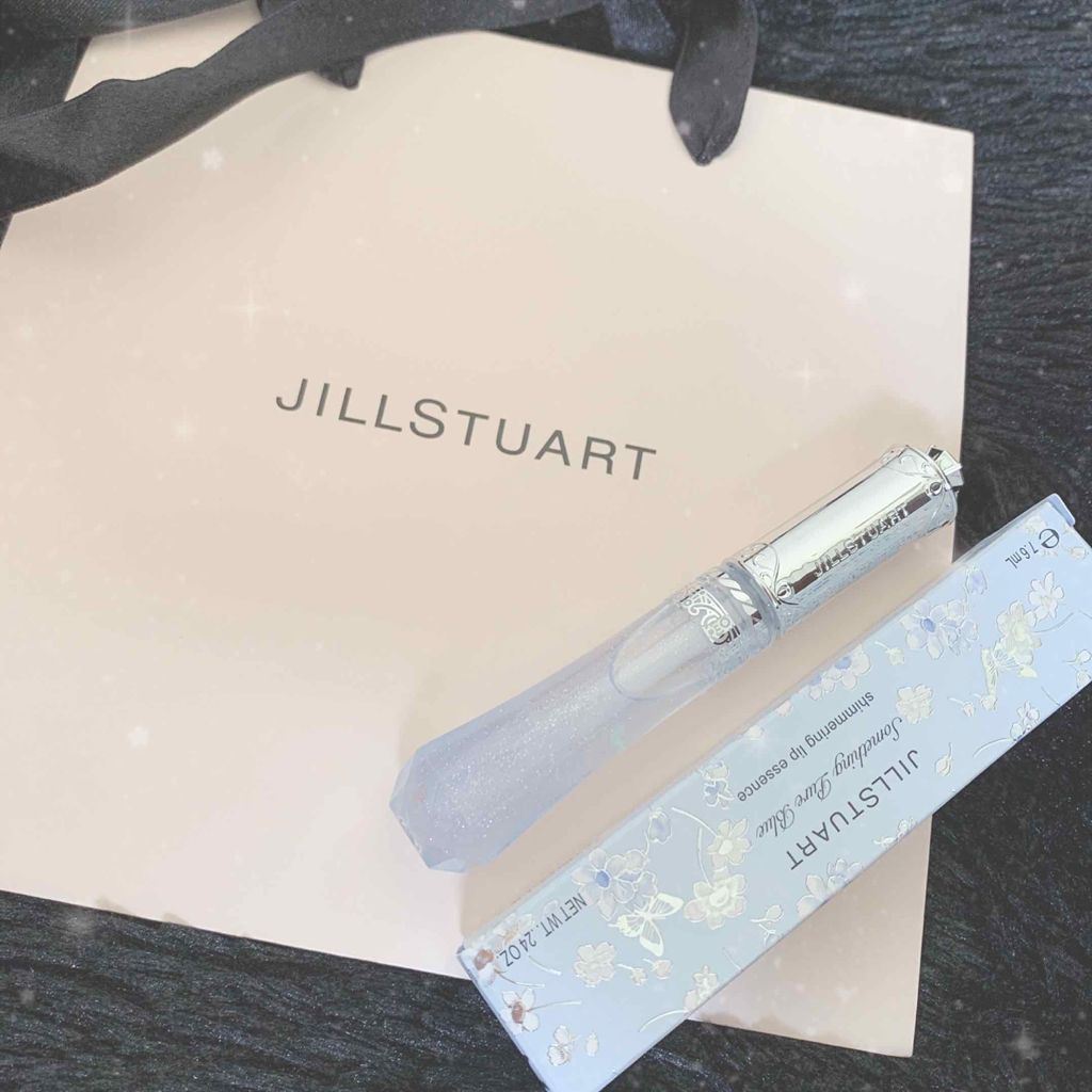 サムシングピュアブルー シマリング リップエッセンス/JILL STUART/リップケアを使ったクチコミ（1枚目）