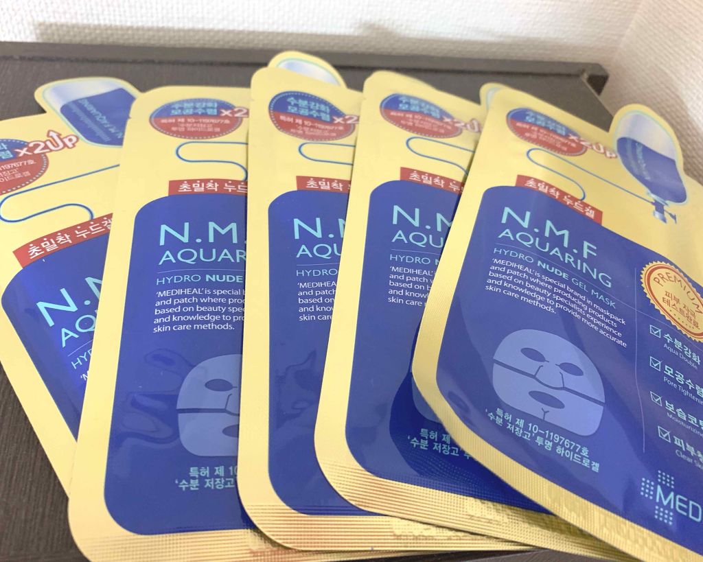 N.M.FアクアアンプルマスクJEX/MEDIHEAL/シートマスク・パックを使ったクチコミ(1枚目)
