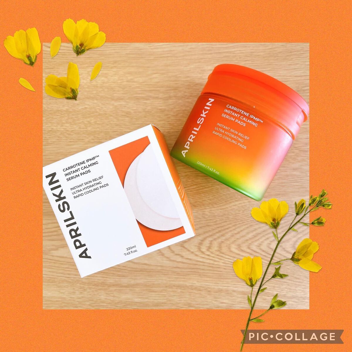 カロテンIPMP(TM) ブレミッシュカーミングセラムパッド/APRILSKIN/トナーパッドを使ったクチコミ(1枚目)