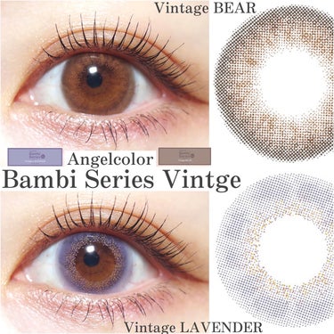 Angelcolor Bambi Series Vintage 1day ヴィンテージラベンダー/AngelColor/ワンデー（１DAY）カラコンを使ったクチコミ（1枚目）