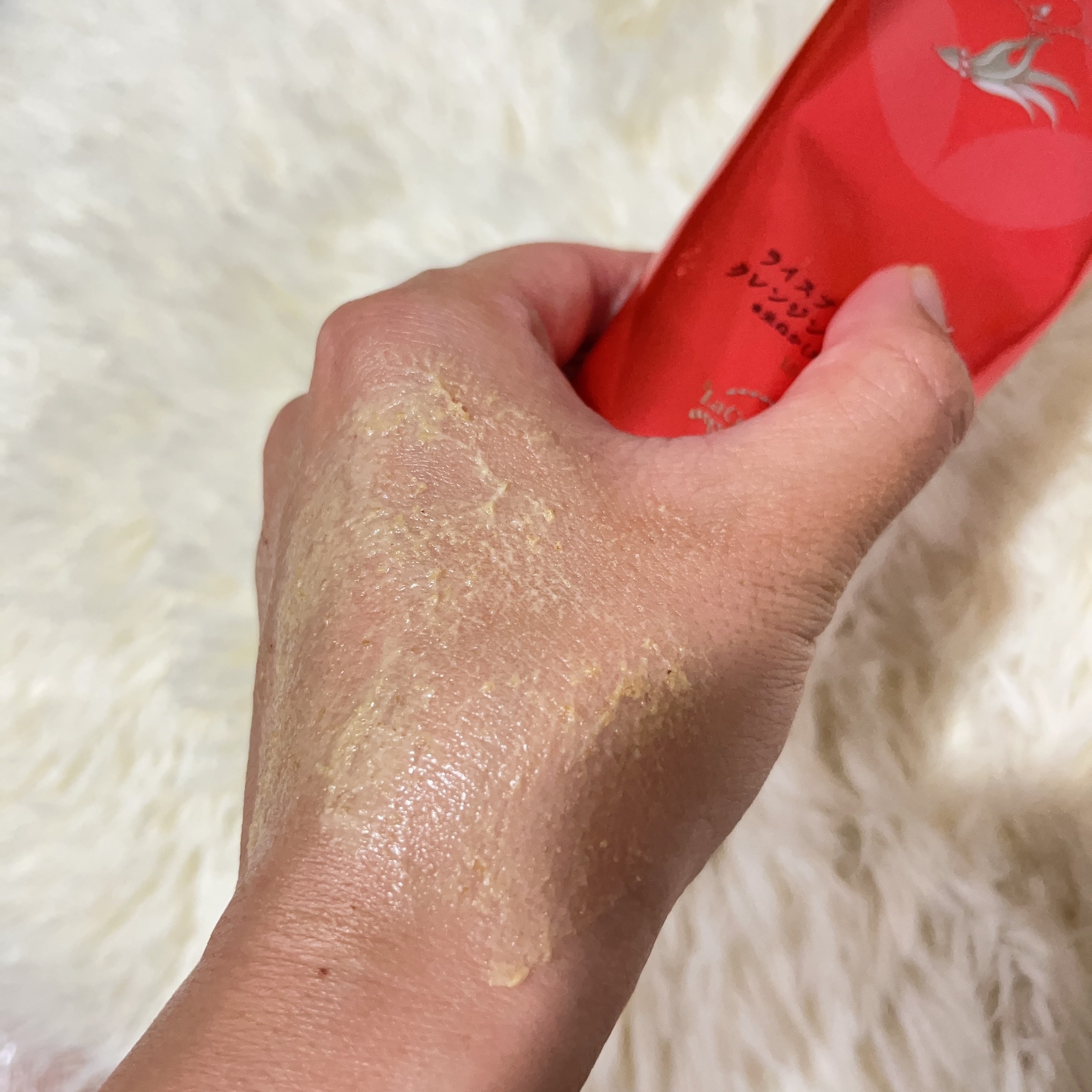 米ぬか配合クレンジングペースト/ラ　コルベイユ/クレンジングクリームを使ったクチコミ（3枚目）