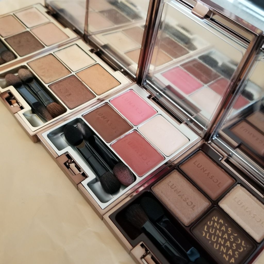 セレクション・ドゥ・ショコラアイズ/LUNASOL/アイシャドウパレットを使ったクチコミ（3枚目）