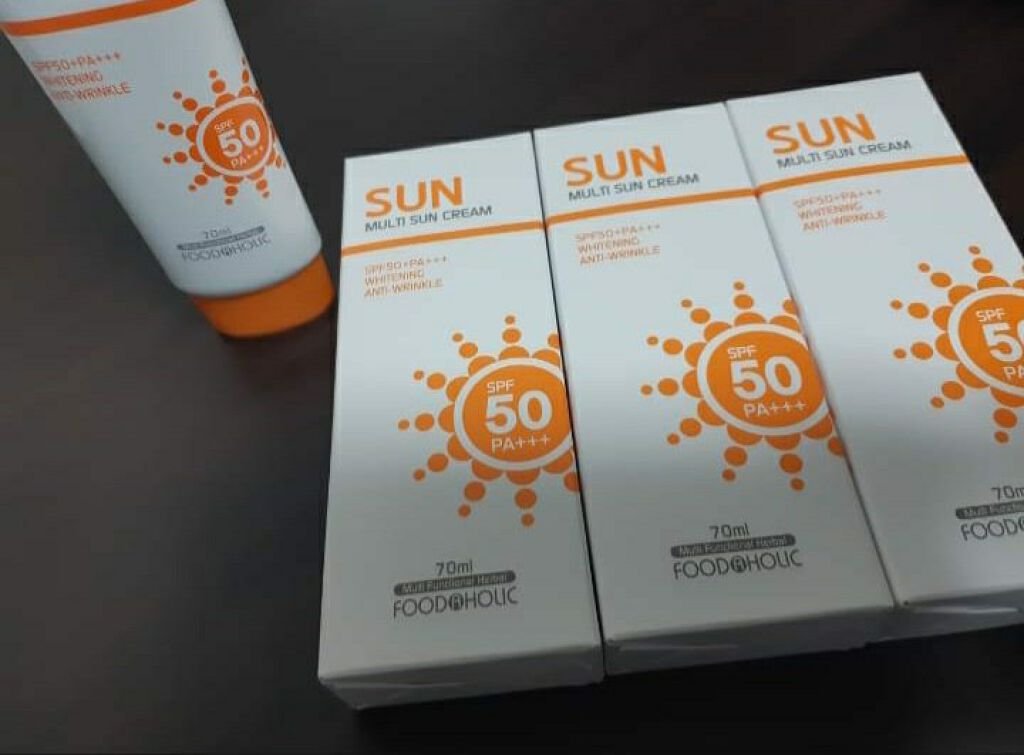 Multi サンクリーム/FOOD A HOLIC /日焼け止めクリームを使ったクチコミ（1枚目）