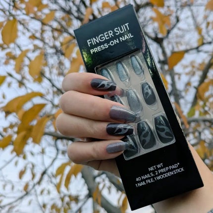 ネイルチップ(シールタイプ)/FINGER SUIT/ネイルチップ・パーツを使ったクチコミ(4枚目)