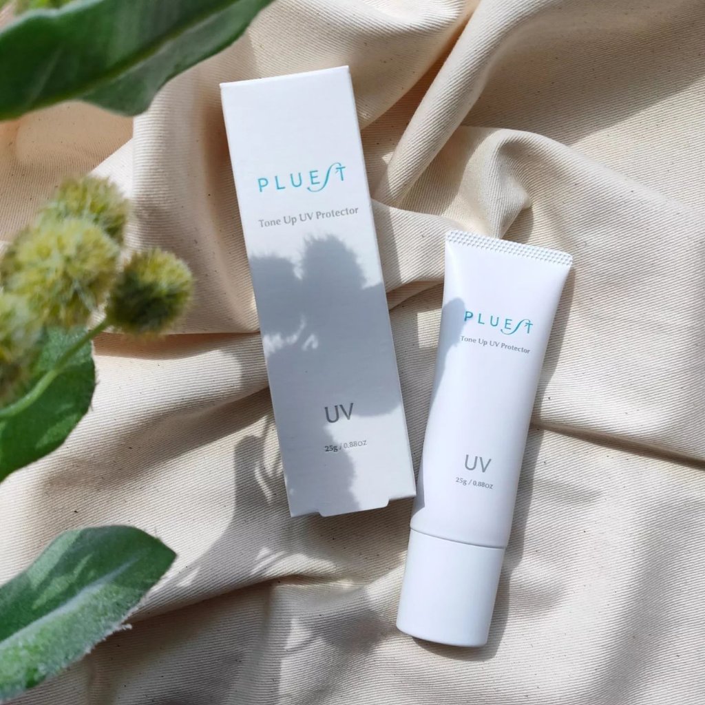 トーンアップUVプロテクター/PLUEST/日焼け止めクリームを使ったクチコミ（1枚目）