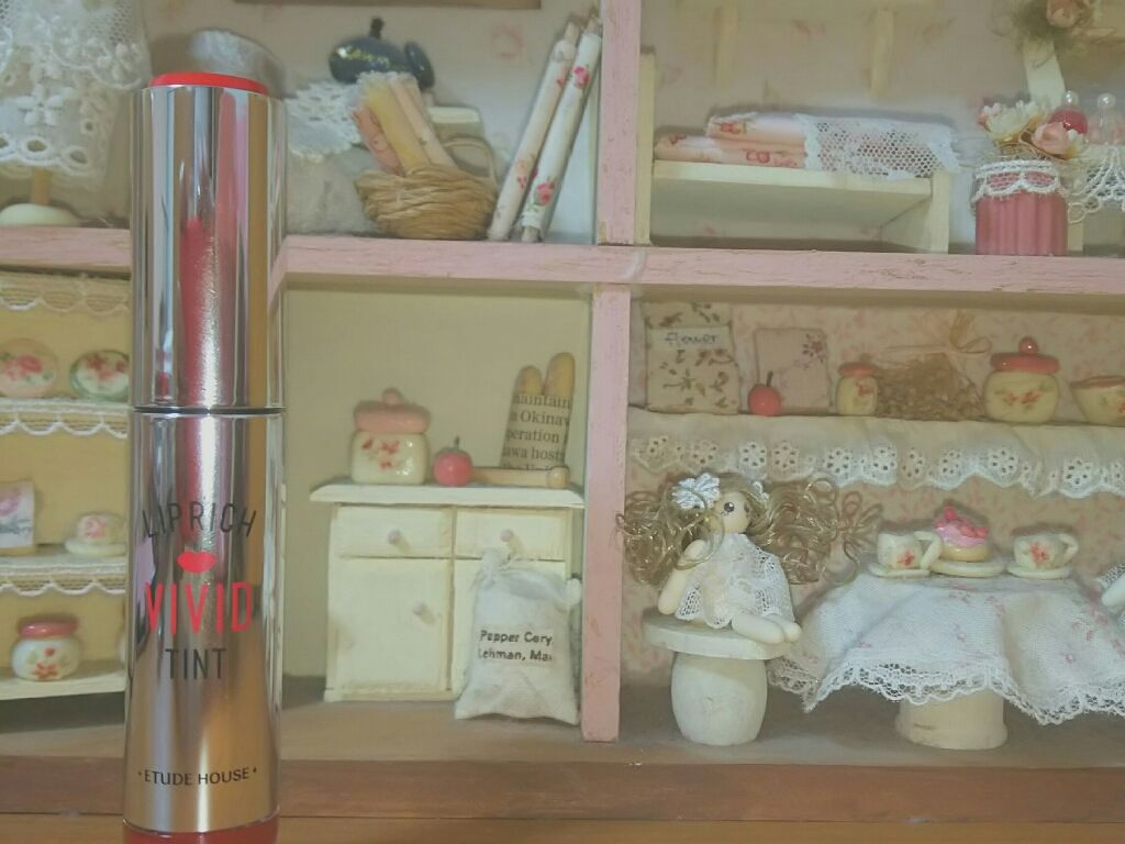 リップリッチ ビビッドティント/ETUDE/口紅を使ったクチコミ(1枚目)