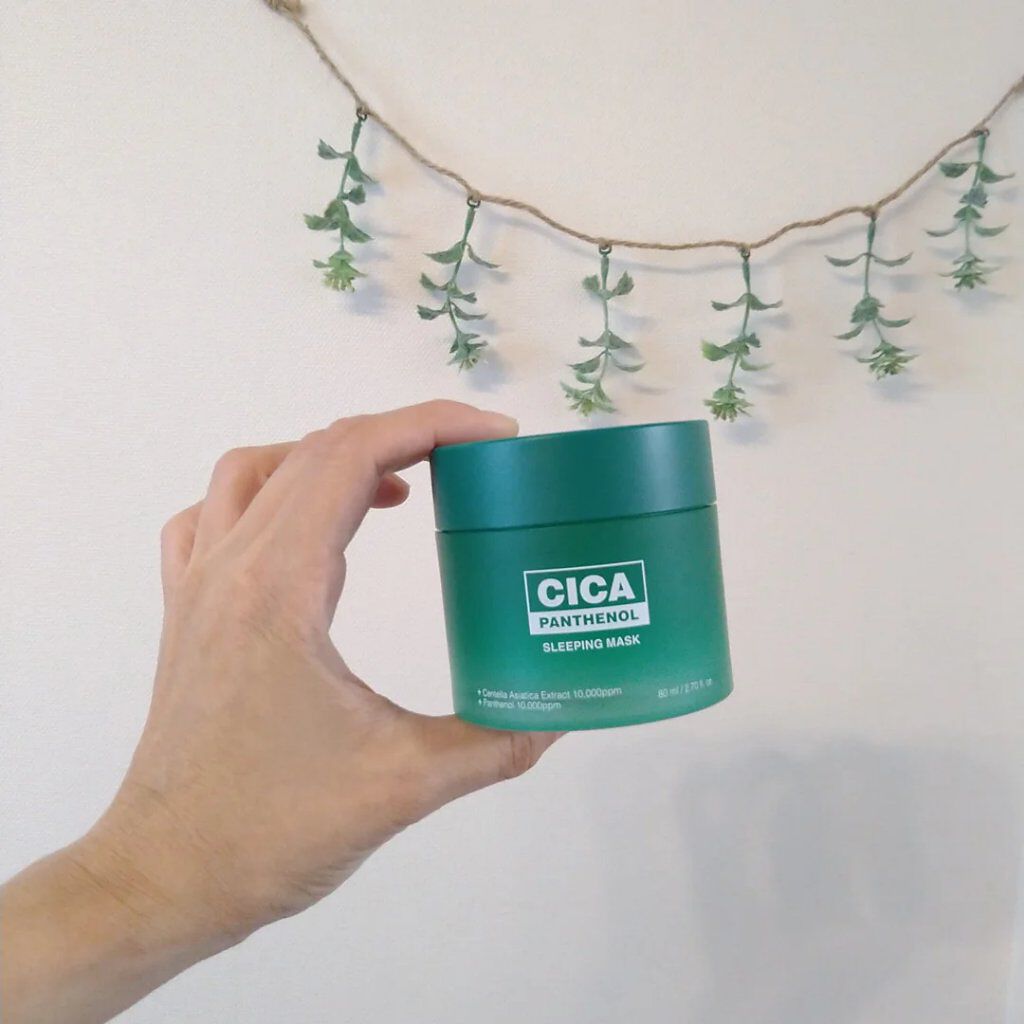 シカパンテノールスリーピングマスク/SNP/フェイスクリームを使ったクチコミ（1枚目）