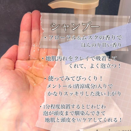 シャンプー/トリートメント SR/CLAYGE/市販シャンプーを使ったクチコミ(2枚目)