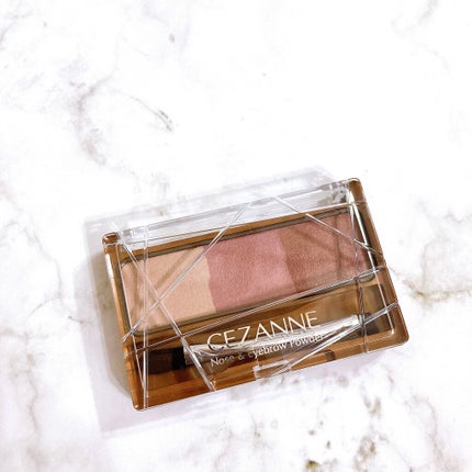 ノーズ&アイブロウパウダー/CEZANNE/パウダーアイブロウを使ったクチコミ(2枚目)
