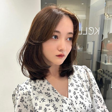 HARUNA on LIPS 「.お洒落なセットしやすいミディアムレイヤースタイル✨✨✨.....」(4枚目)