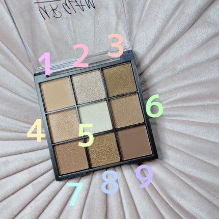 UR GLAM BLOOMING EYE COLOR PALETTE/U R GLAM/アイシャドウパレットを使ったクチコミ(2枚目)