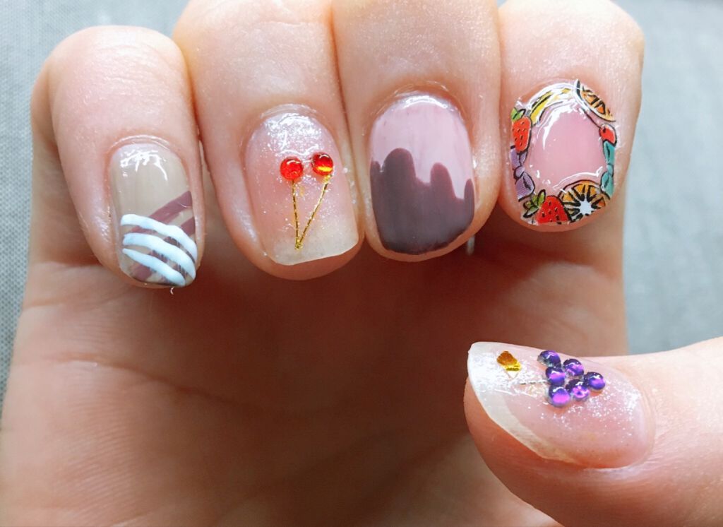 デコレーションネイルパーツ/DAISO/ネイルチップ・パーツを使ったクチコミ（1枚目）