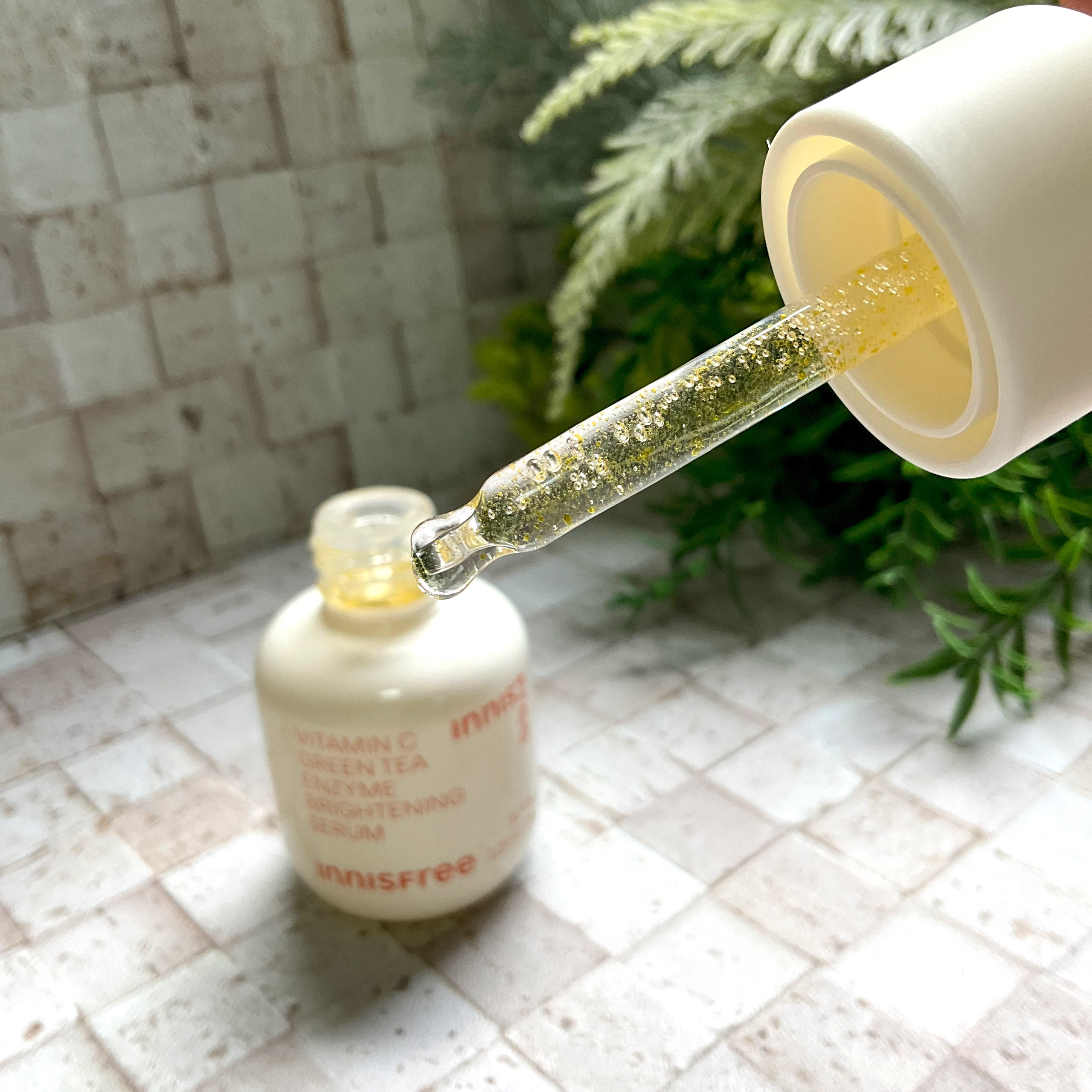 ビタC　グリーンティーエンザイム　ブライト　セラム/innisfree/美容液を使ったクチコミ（2枚目）