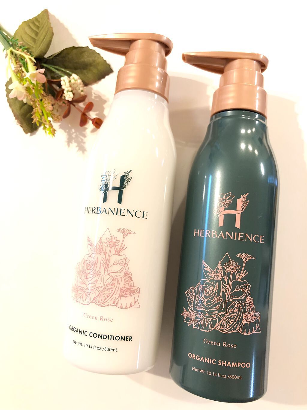 ハーバニエンス シャンプー・コンディショナー(グリーンローズ)/HERBANIENCE/市販シャンプーを使ったクチコミ(1枚目)