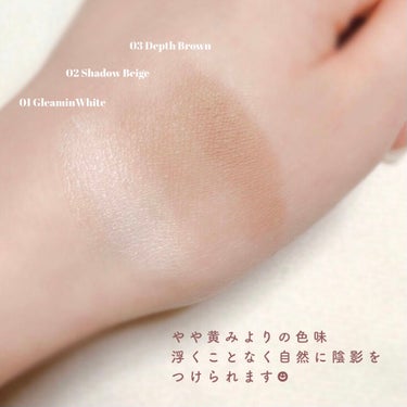 NOIR IN THE MULTI-USE CONTOUR PALETTE/MERZY/シェーディングを使ったクチコミ（4枚目）