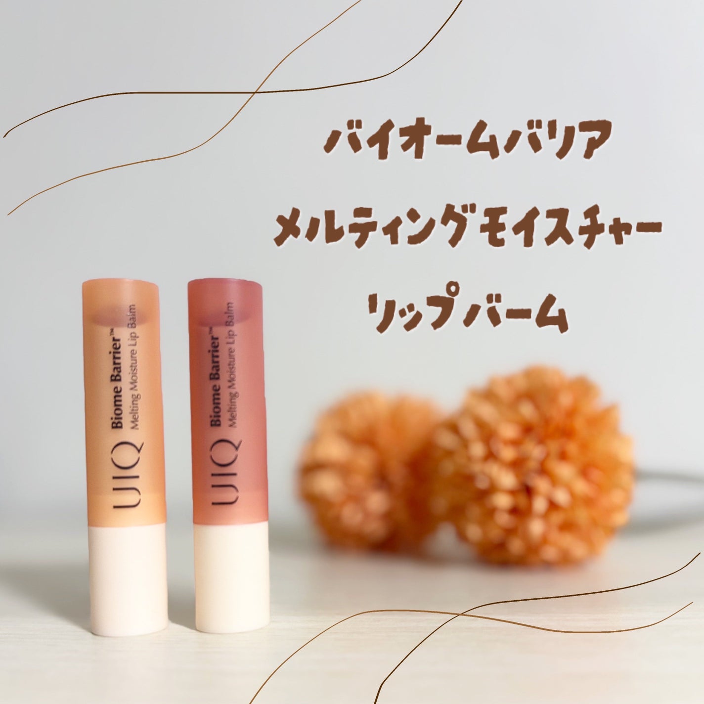 バイオームバリアメルティングモイスチャーリップバーム/UIQ/リップバームを使ったクチコミ(1枚目)