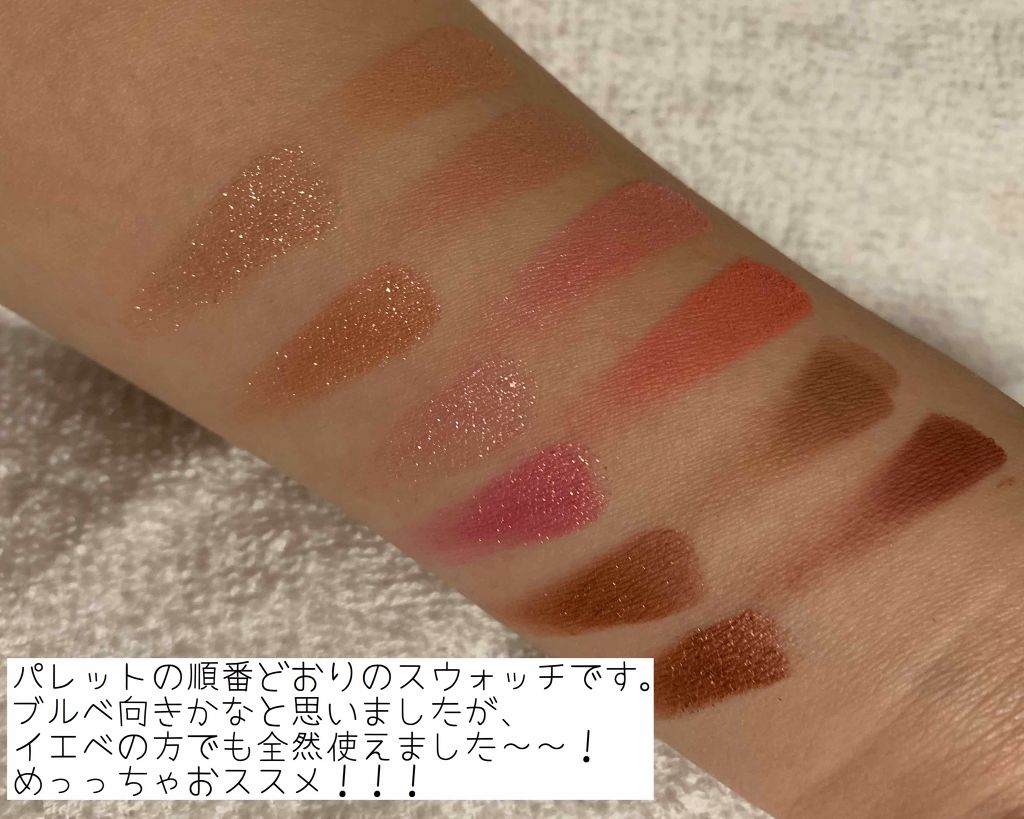 バレンタインボックス3ローズモーメント/VAVI MELLO/アイシャドウパレットを使ったクチコミ(3枚目)