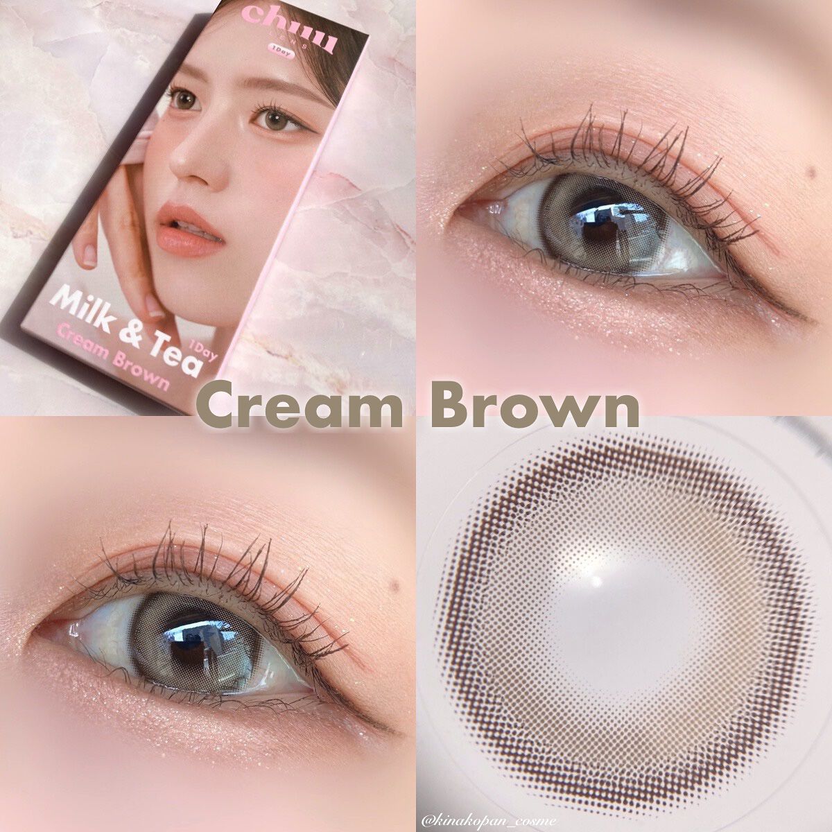 chuuLENS Milk&Tea 1day/chuu LENS/ワンデー(1DAY)カラコンを使ったクチコミ(3枚目)
