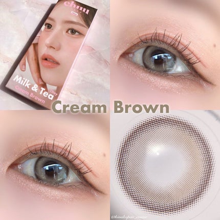 chuuLENS Milk&Tea 1day/chuu LENS/ワンデー(1DAY)カラコンを使ったクチコミ(3枚目)