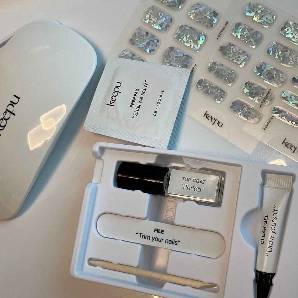 セルフカスタム ネイルシール/KEEPU/ネイルシールを使ったクチコミ(3枚目)