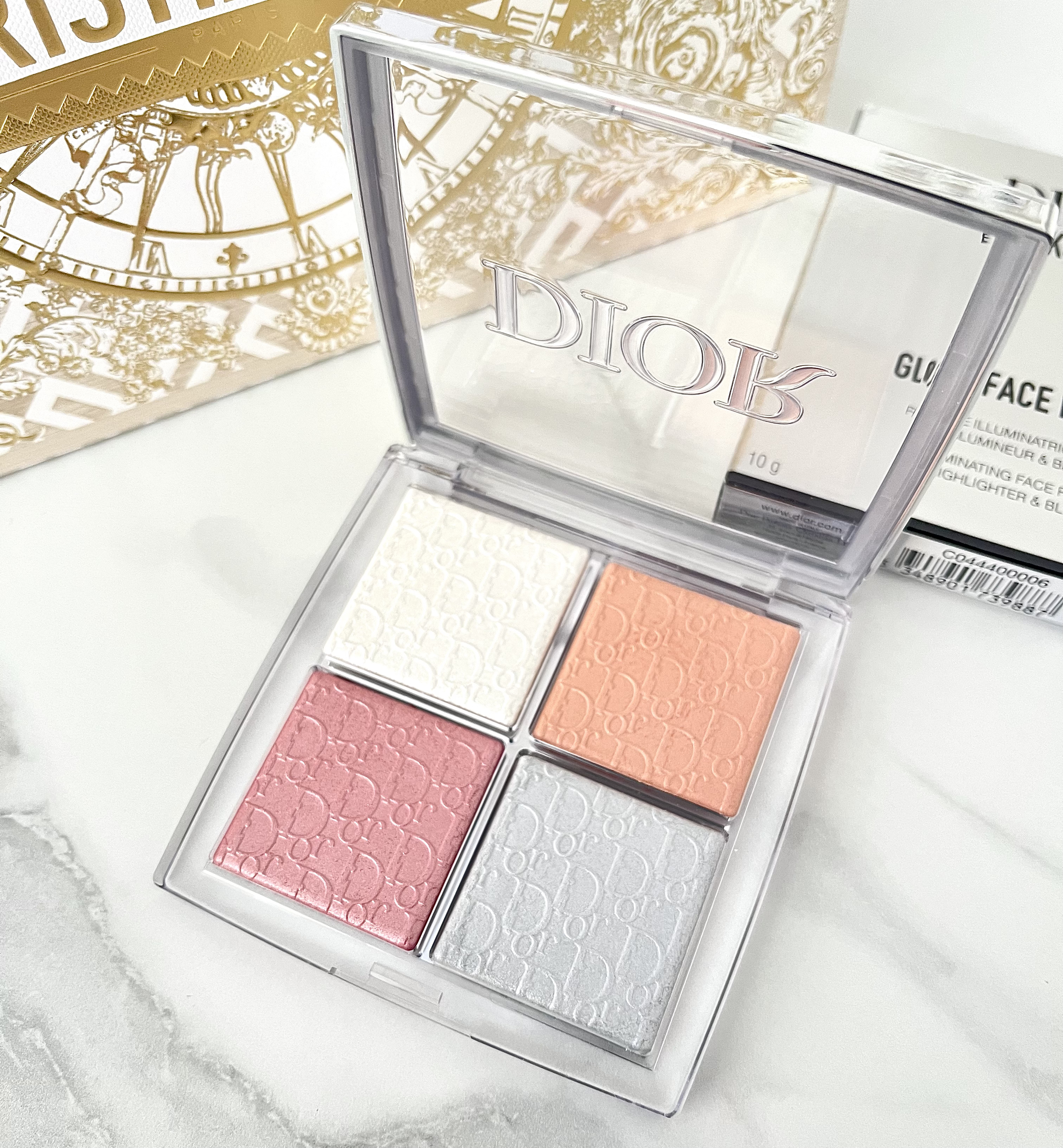 【旧】ディオール バックステージ フェイス グロウ パレット/Dior/ハイライトを使ったクチコミ（2枚目）