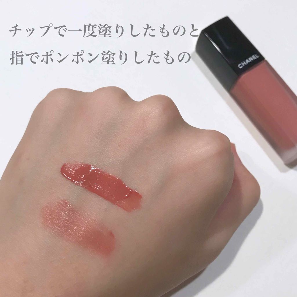ルージュ アリュール インク/CHANEL/口紅を使ったクチコミ(3枚目)