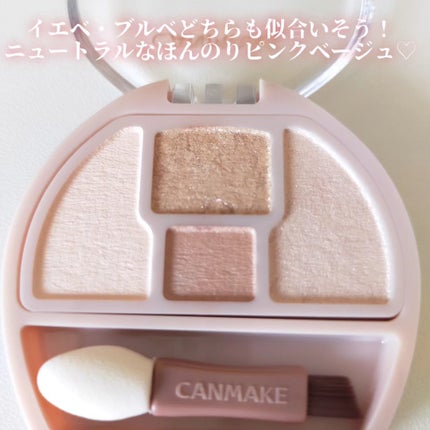 プランぷくコーデアイズ/キャンメイク/パウダーアイシャドウを使ったクチコミ(2枚目)