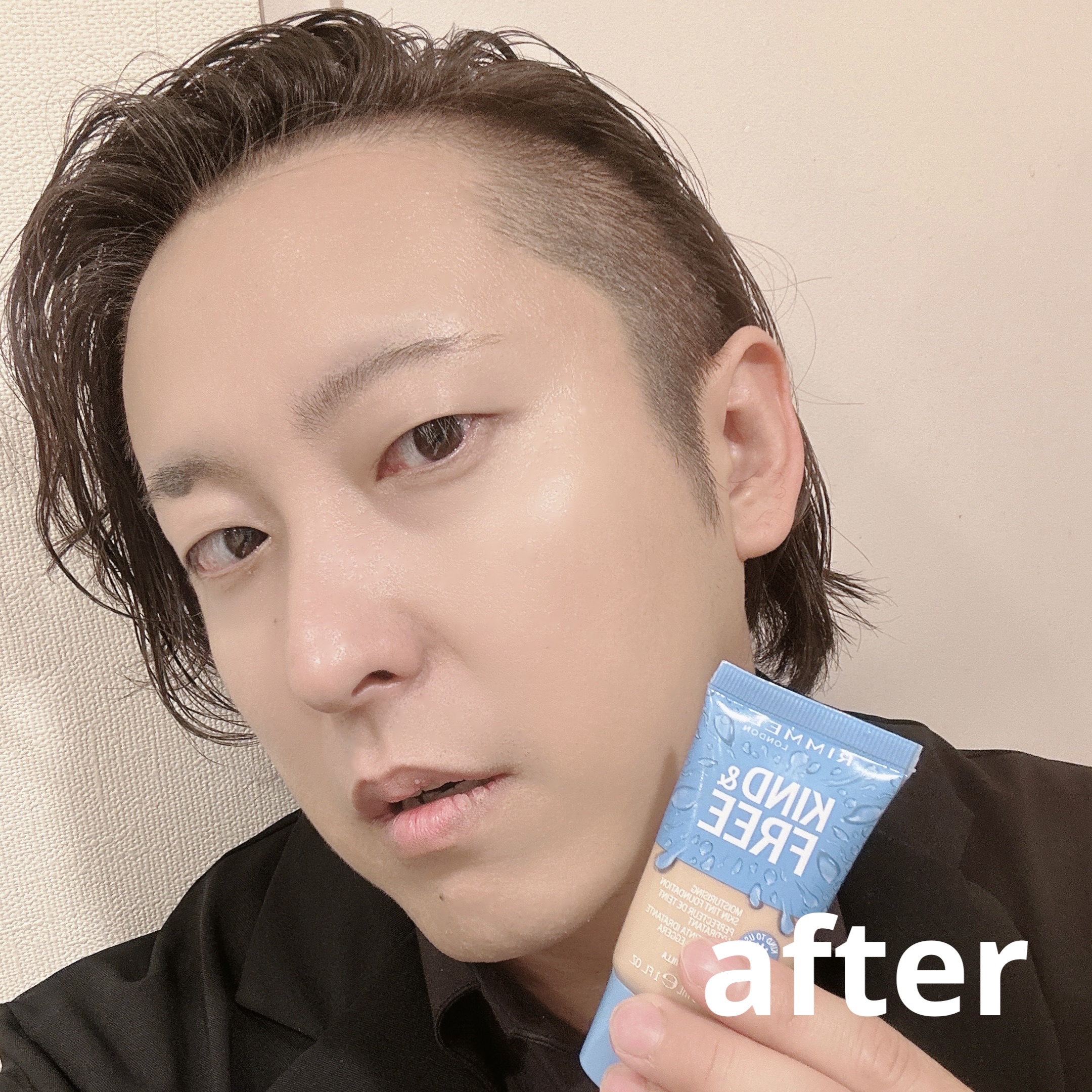 カインド&フリー モイストスキンティント/リンメル ロンドン/リキッドファンデーションを使ったクチコミ（3枚目）