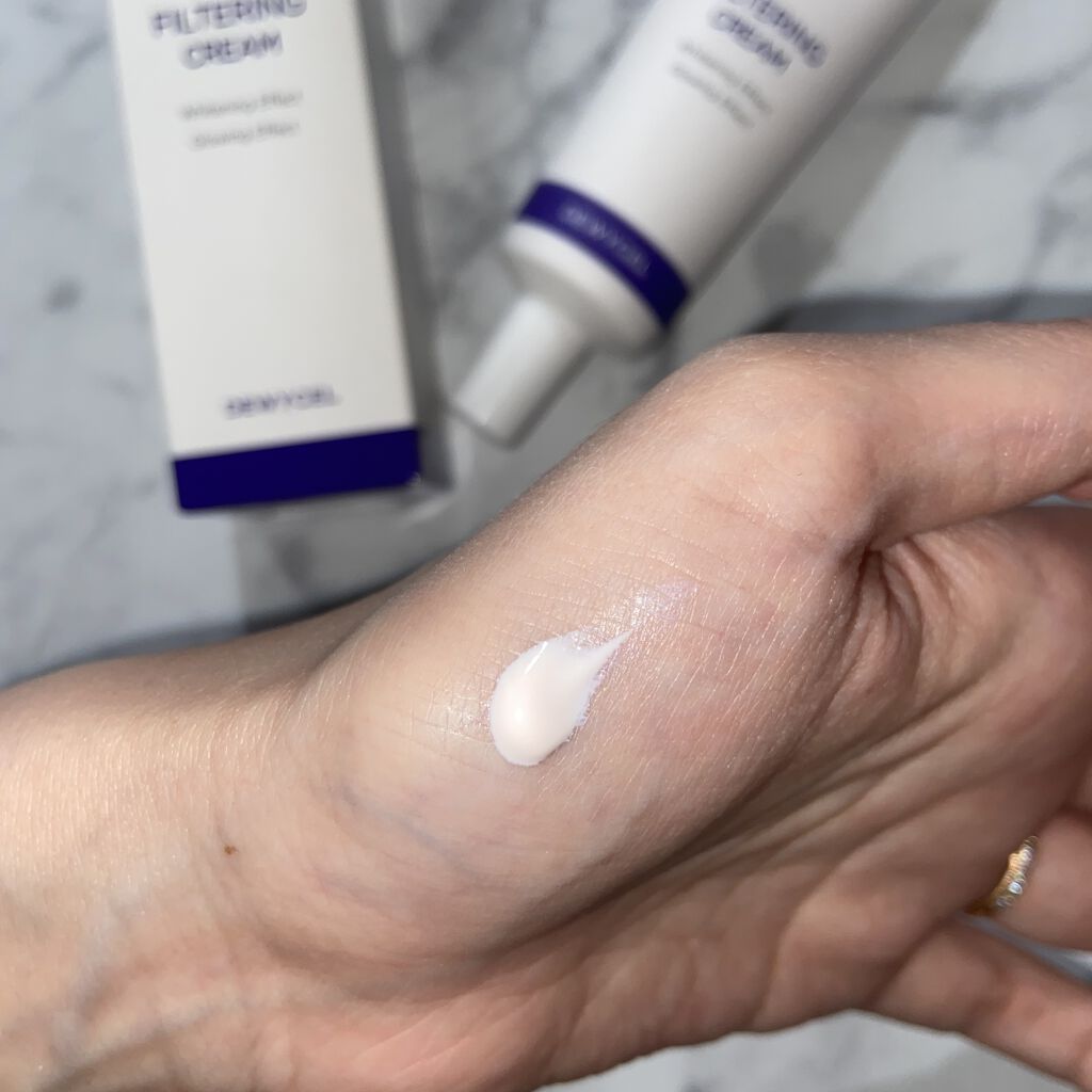 フィルタリングクリーム/DEWYCEL/日焼け止めクリームを使ったクチコミ（2枚目）