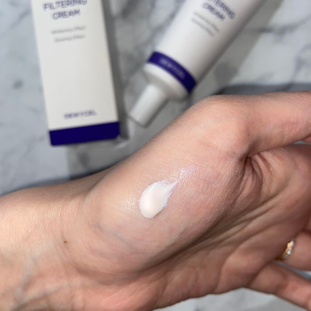 フィルタリングクリーム/DEWYCEL/日焼け止めクリームを使ったクチコミ(2枚目)