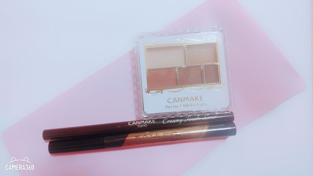 パーフェクトマルチアイズ/キャンメイク/アイシャドウパレットを使ったクチコミ（2枚目）