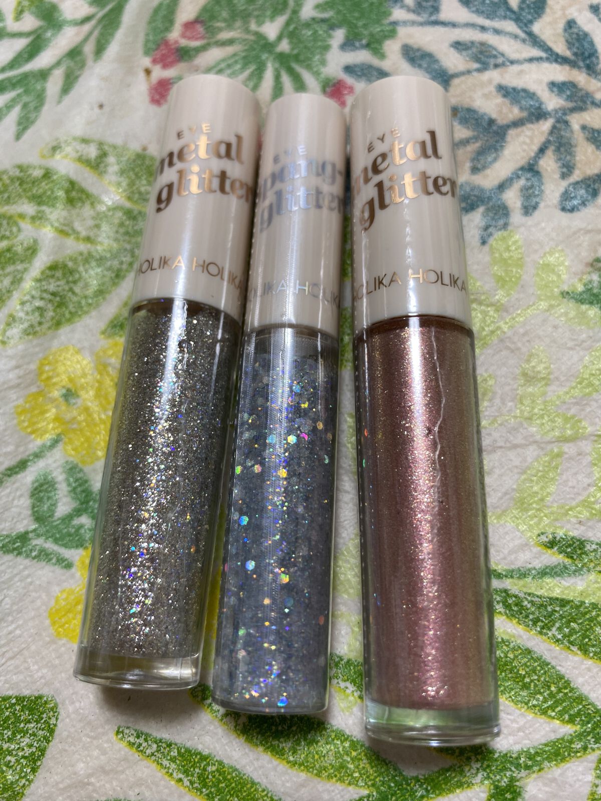 アイメタルグリッター 09 ピーチクラッシュ/HOLIKA HOLIKA/グリッターを使ったクチコミ（3枚目）