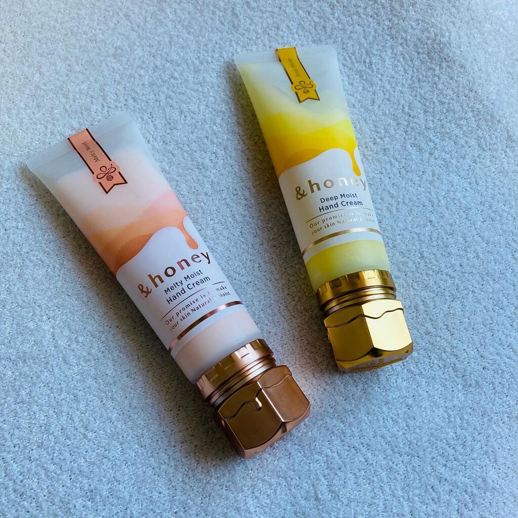 アンドハニー　ディープモイスト ハンドクリーム/&honey/ハンドクリームを使ったクチコミ（1枚目）