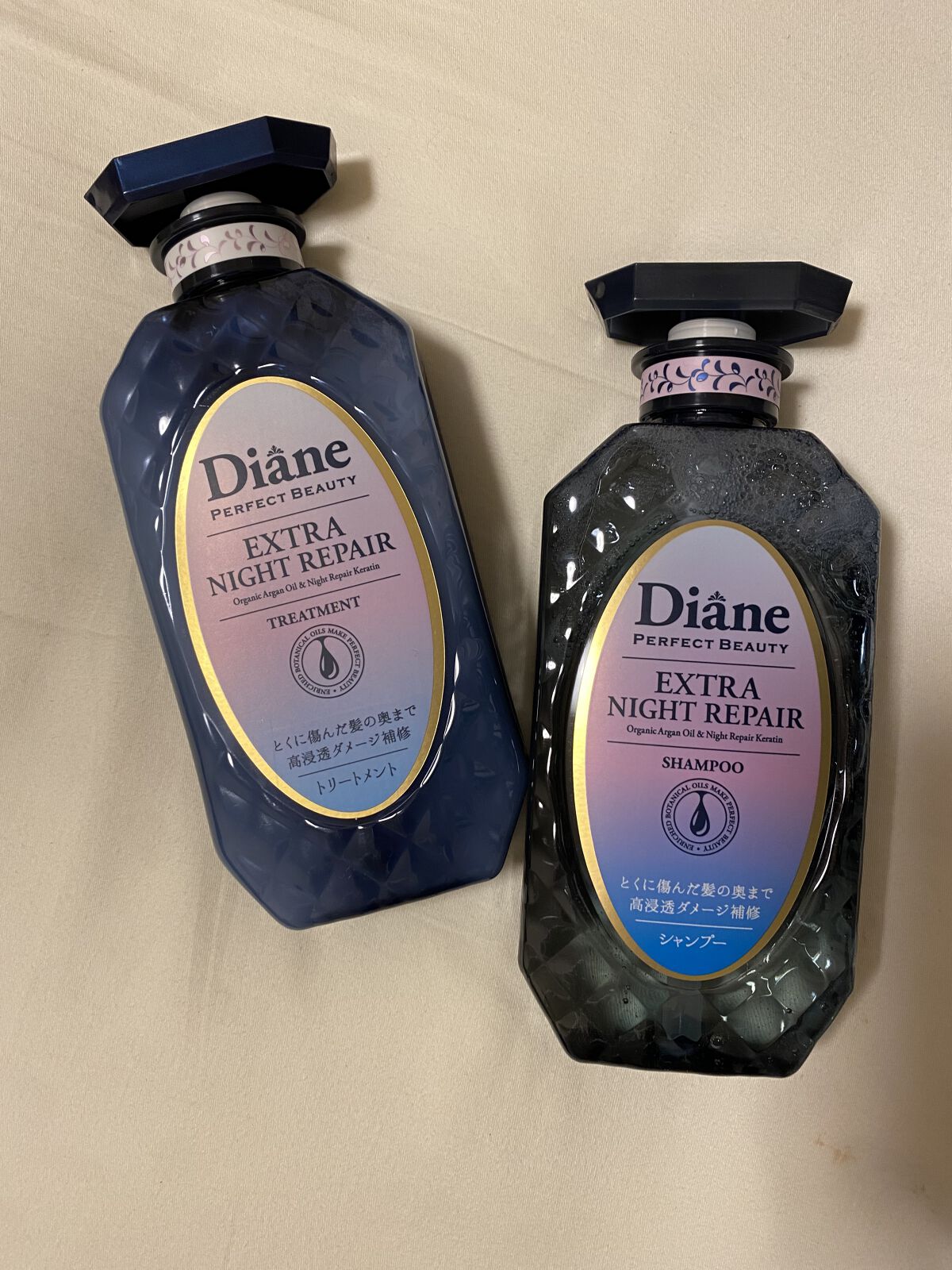 エクストラナイトリペア シャンプー＆トリートメント/ダイアン/市販シャンプーを使ったクチコミ（1枚目）
