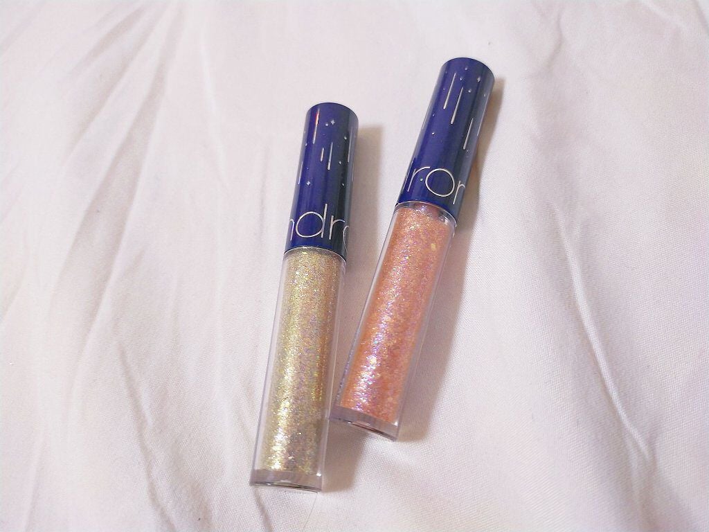 リキッド グリッター シャドウ/rom&nd/グリッターを使ったクチコミ(1枚目)