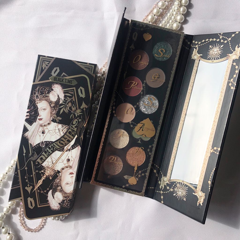 クイーン10色アイシャドウパレット/BLACK TIME/アイシャドウパレットを使ったクチコミ(6枚目)