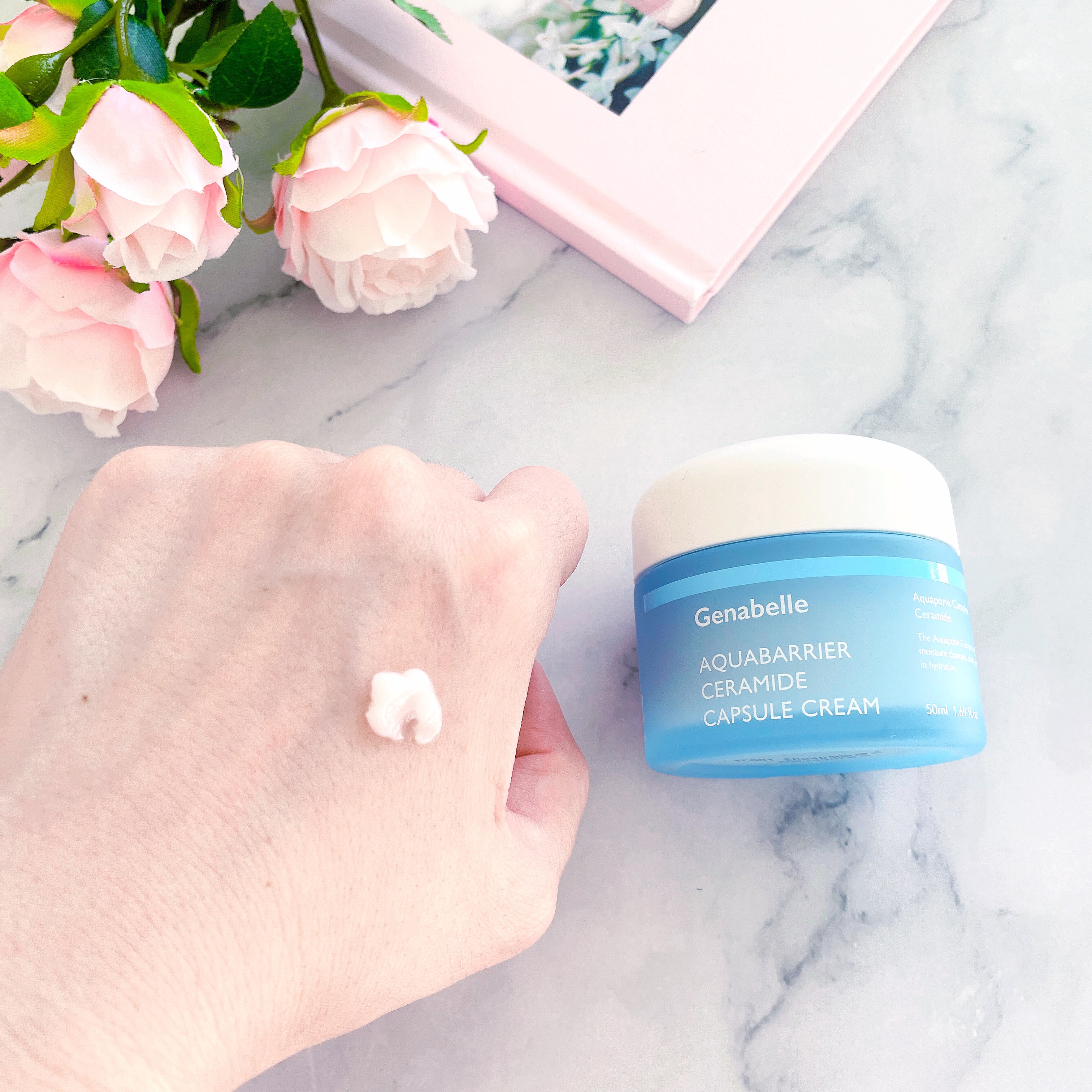 アクアバリアセラミドカプセルクリーム/Genabelle/フェイスクリームを使ったクチコミ（3枚目）