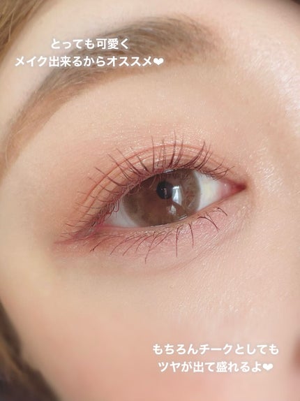 ごんす@YouTube始めました on LIPS 「《セザンヌ チークでアイメイク❤︎》最近チークをアイシャドウに..」(6枚目)