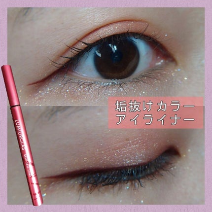 スキルレスライナー/LUMIURGLAS/リキッドアイライナーを使ったクチコミ(1枚目)