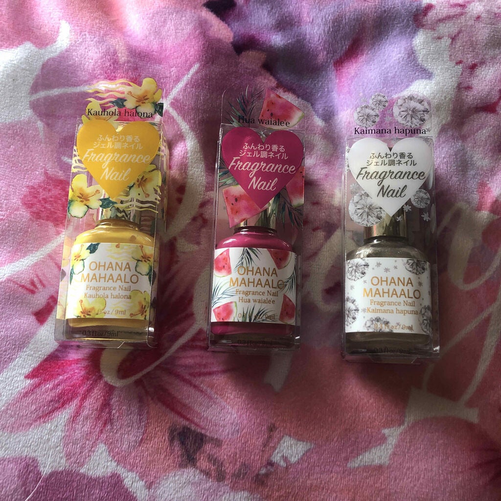 オハナ・マハロ フレグランスネイル  全8色/OHANA MAHAALO/マニキュアを使ったクチコミ(1枚目)