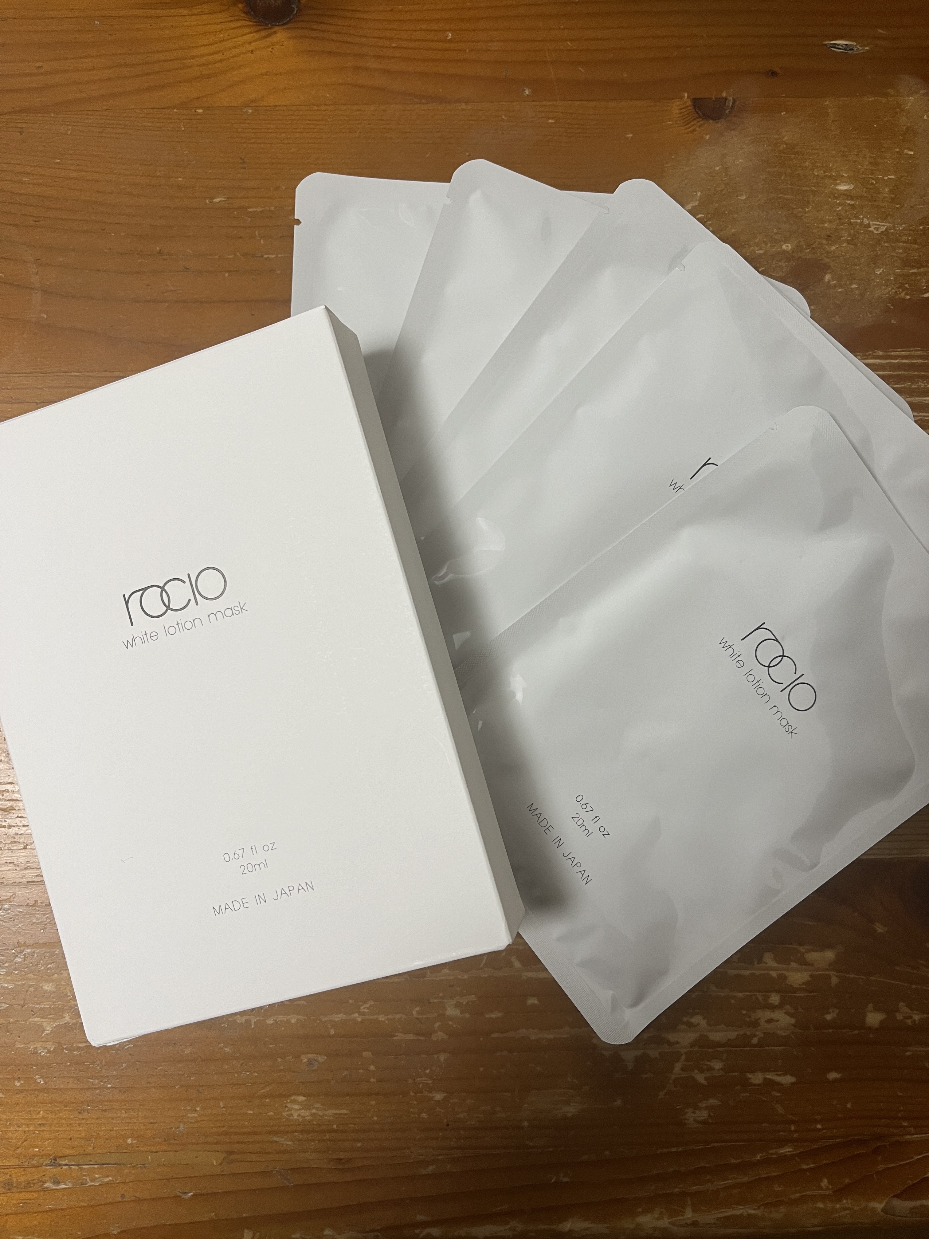 rocio ホワイトローションマスク＜シート状美容液マスク＞　/ rocio /シートマスク・パックを使ったクチコミ（1枚目）